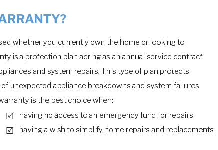 home warranty door